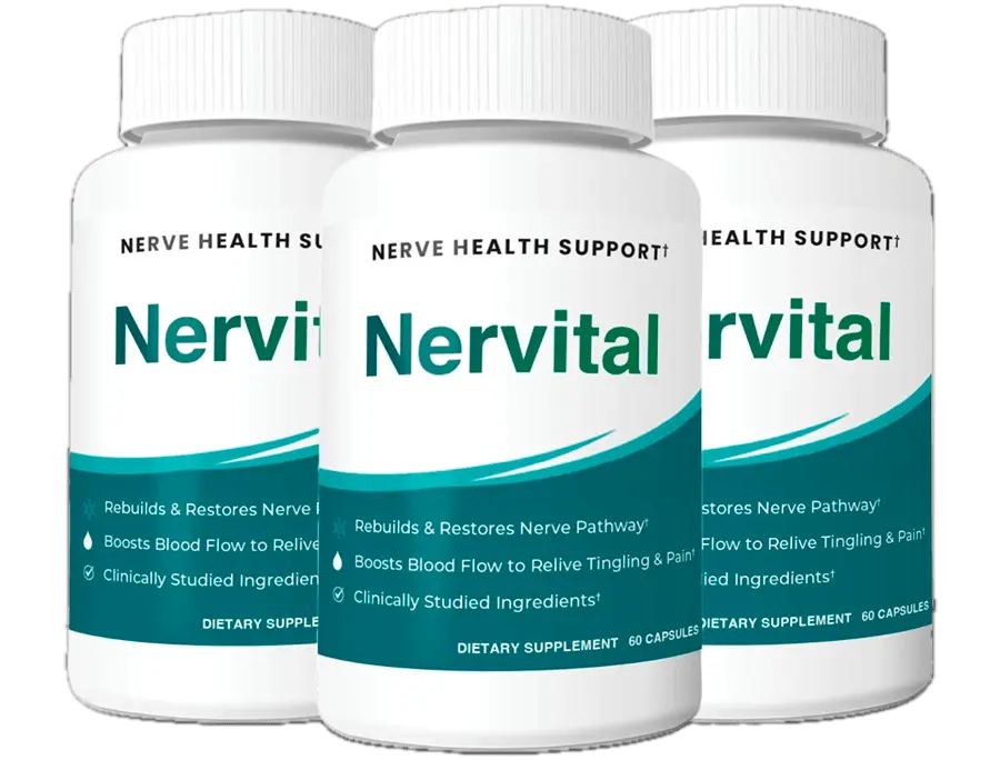 Nervital Nerve Support Supplement Bottle